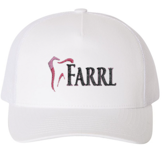 White Farrl Cap